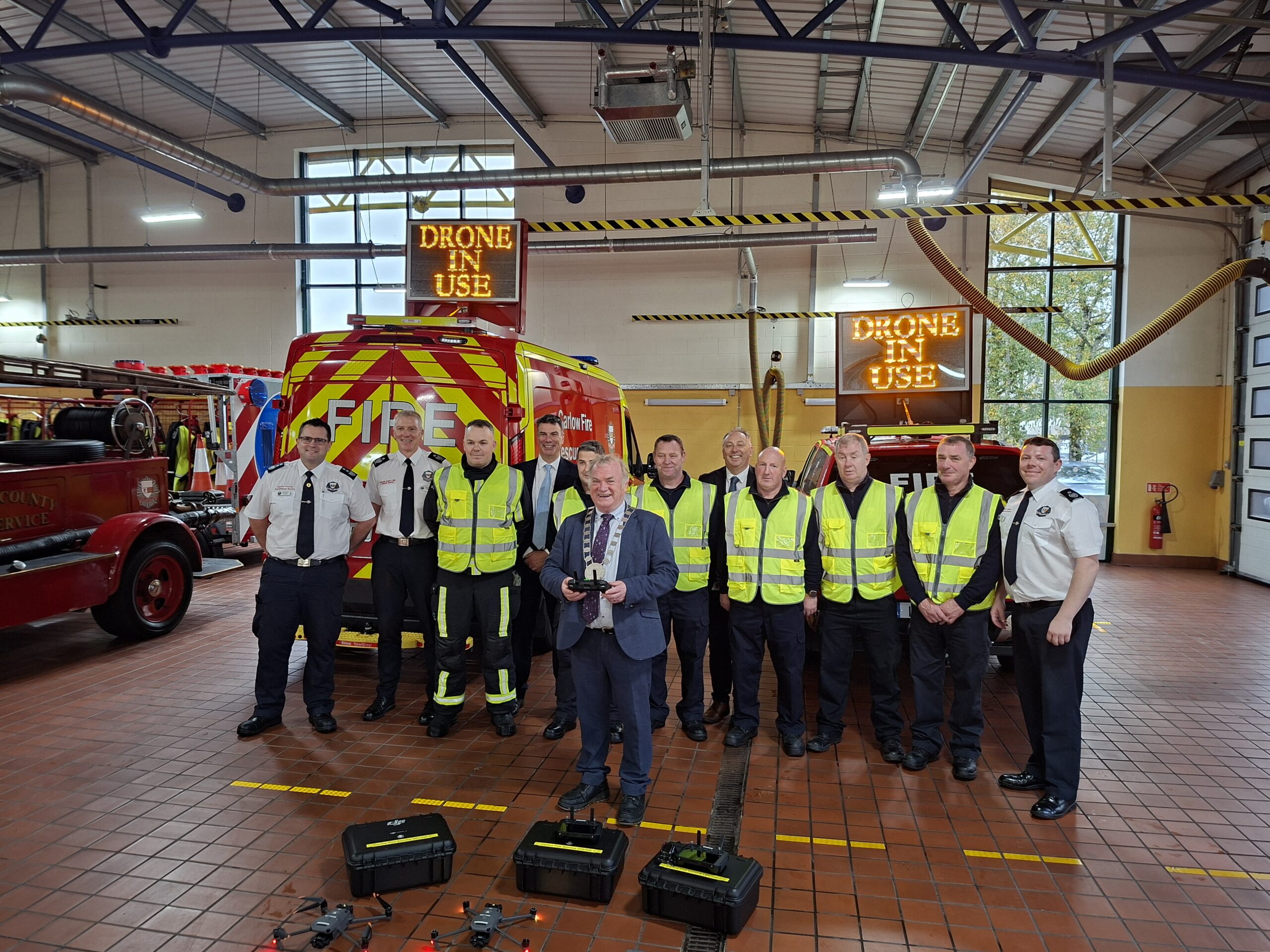 Carlow Fire Service launches fleet of Thermal Imagery Drones