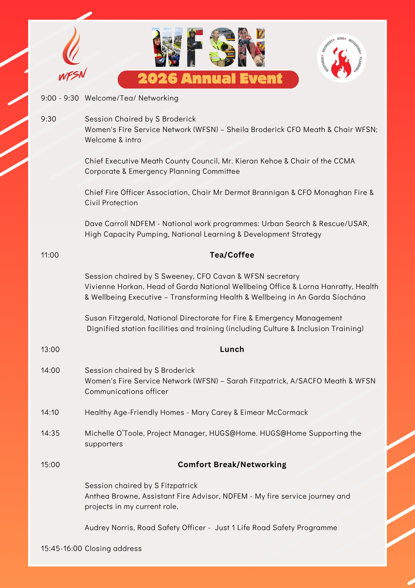 Women’s Fire Service Network Ireland – Annual Event 2026
