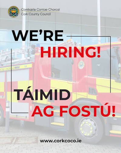 Cork County Council are looking for an Assistant Fire Officer