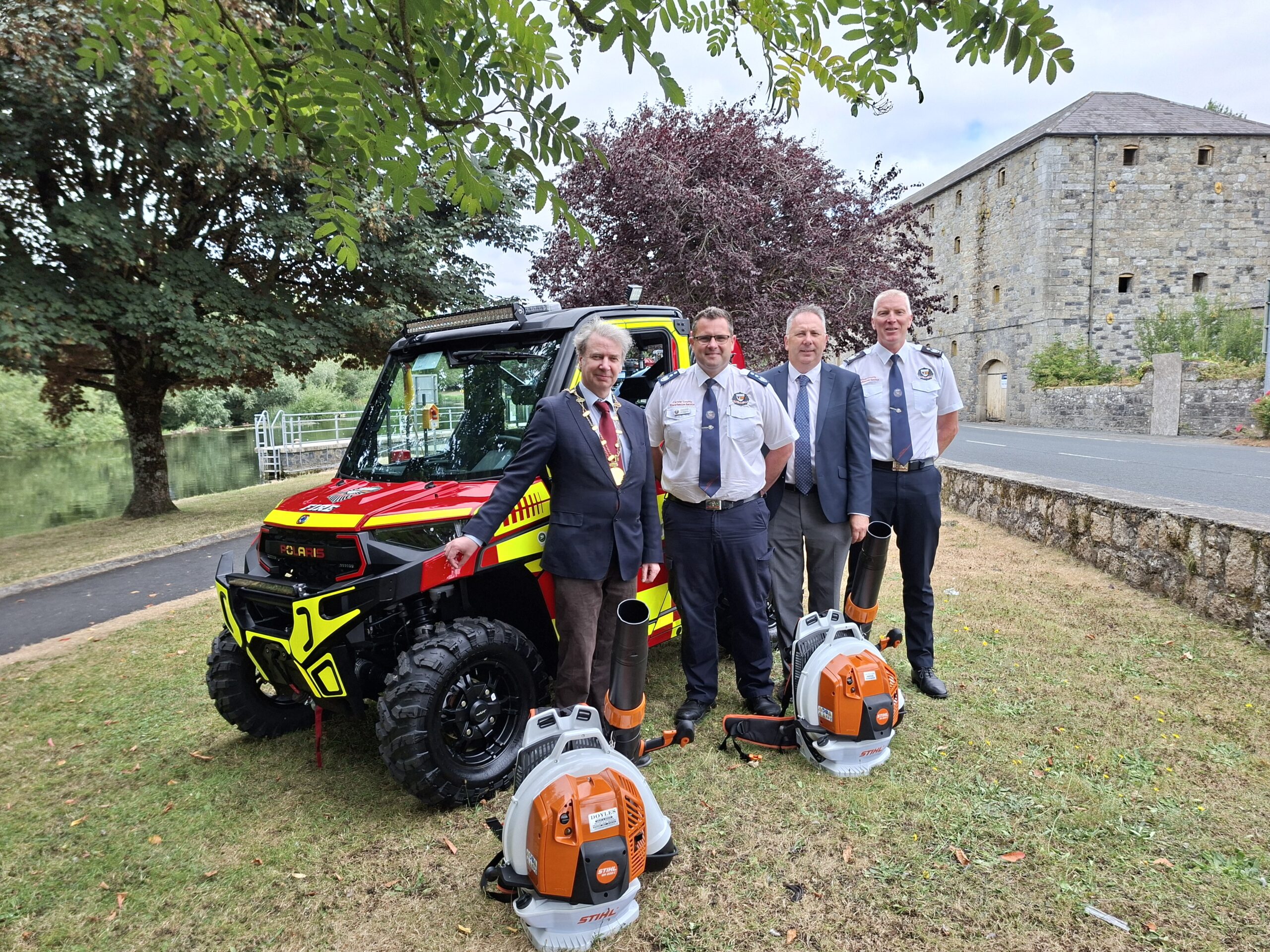 Carlow Fire Service launch new Wildland Firefighting All Terrain Vehicle